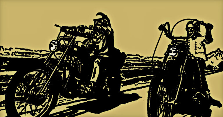 De digitale edit van Easy Rider-scène met Hopper en Peter Fonda door Frieke van Thiel