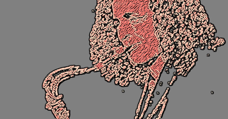 Digitale interpretatie van Kenny G met zijn saxofoon.